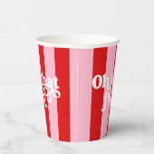 Oh wat een leuke retro kerst papieren bekers (Rechts)