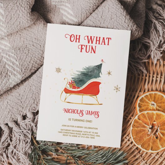 Oh wat een leuke vakantie 1e verjaardag kaart