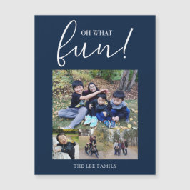 Oh wat een leuke vakantiefoto Modern Blue Christma