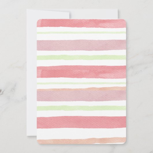 Oh Wat een leuke Waterverf kerstfeest met kerst Kaart (Achterkant)