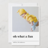 Oh wat een plezier | Twee foto | Happy Holiday (Voorkant)