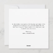 Oh wat een pret typografie script vakantie fotokaa feestdagenkaart (Achterkant)