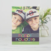 Oh wat een Prettige feestdagen kaart | 5x7 | Vast (Staand voorkant)