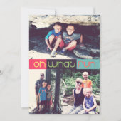 Oh wat een Prettige feestdagen kaart | 5x7 | Vast (Achterkant)