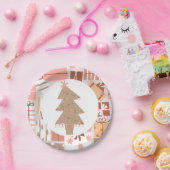 Oh Wat een vun Boho kerstcadeaupapier Bord (Feest)