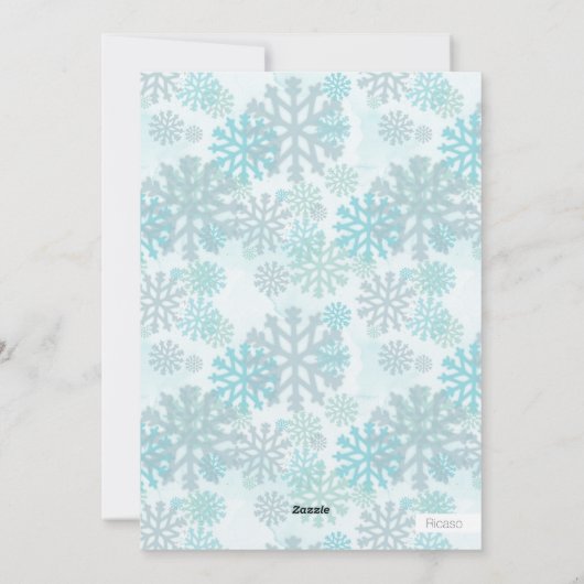 Oh wat een vun voordeur en Elf Kerstmis Feestdagenkaart (Achterkant)