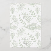 Oh wat Fun GOLD heeft gekleed | Groen | Kerstfoto Folie Feestdagenkaart (Achterkant)