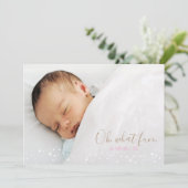 Oh, wat Fun Retro kerst biedt een fotokaart Feestdagenkaart (Staand voorkant)