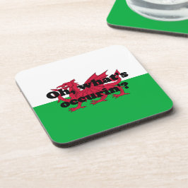 "Oh, wat gebeurt er?" Bier Onderzetter