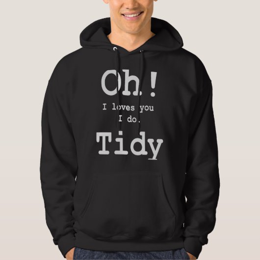 Oh wat gebeurt er netjes citaat slogan top (Voorkant)