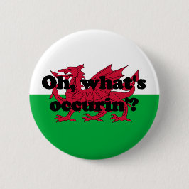 "Oh, wat gebeurt er?" Ronde Button 5,7 Cm