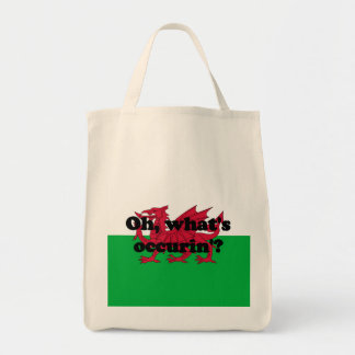 "Oh, wat gebeurt er?" Tote Bag