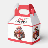 Oh wat is leuk Karikaturen Turkije 1e Verjaardag Bedankdoosjes (Achterkant)