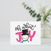 Oh, wat Joy, Briefkaart (Staand voorkant)