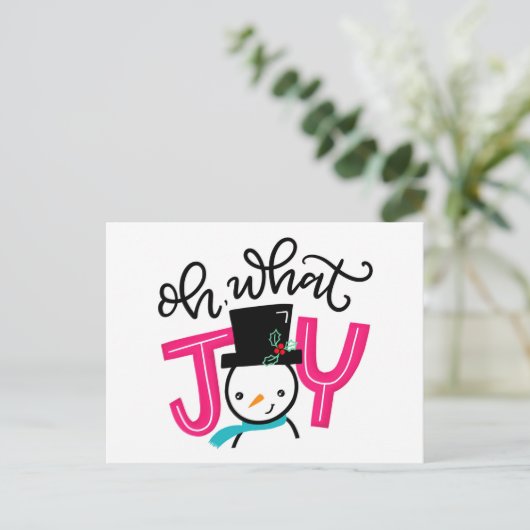 Oh, wat Joy, Briefkaart (Staand voorkant)