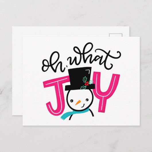 Oh, wat Joy, Briefkaart (Voorkant / Achterkant)