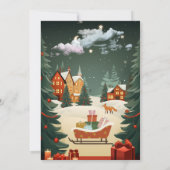 Oh wat leuk 1e verjaardag kerst kaart (Achterkant)