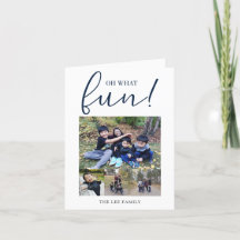 Oh Wat Leuk 4 Fotocollage Navy Blue Christmas