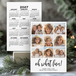 Oh Wat Leuk - 9 Foto - 2027 Agenda Feestdagenkaart