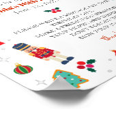 Oh Wat leuk advies voor verjaardag meisje tijd cap Poster (Hoek)