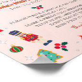 Oh Wat leuk advies voor verjaardag meisje tijd cap Poster (Hoek)