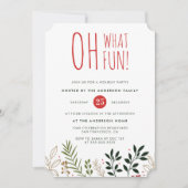 Oh wat leuk! Botanische feestdag uitnodiging (Voorkant)
