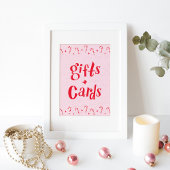 Oh wat leuk Candy Cane Pink geschenken en Kaarten  Poster