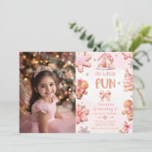 Oh wat leuk Cookie decoratie foto verjaardag Kaart (Staand voorkant)