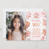 Oh wat leuk Cookie verjaardagsfoto bedankkaartje Kaart (Voorkant)