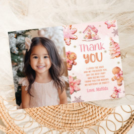 Oh wat leuk Cookie verjaardagsfoto bedankkaartje Kaart