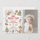 Oh wat leuk Cute Groovy Sinterklaas Verjaardagsfee Kaart (Voorkant)