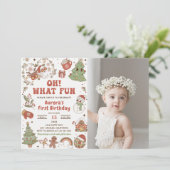 Oh wat leuk Cute Groovy Sinterklaas Verjaardagsfee Kaart (Staand voorkant)