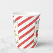 Oh, wat leuk dat het één is - Kerstmis -  Papieren Bekers (Links)