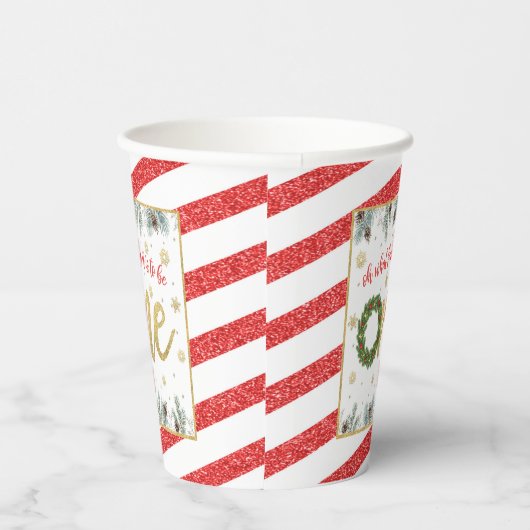 Oh, wat leuk dat het één is - Kerstmis (WR) - Papieren Bekers (Rechts)