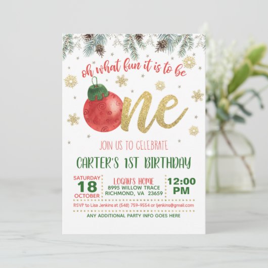 Oh, wat leuk dat het een uitnodiging van een dag w (Staand voorkant)