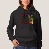Oh, wat leuk dat het is om de kerstgriep te lezen hoodie (Voorkant)