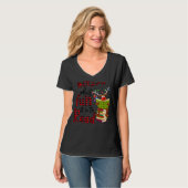 Oh, wat leuk dat het is om de kerstgriep te lezen t-shirt (Voorkant volledig)