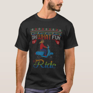 Oh, wat leuk dat het is om de Moped Bike Ugly Chri T-shirt