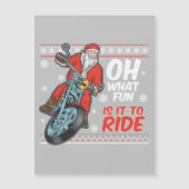 Oh, wat leuk dat het is om de Santa Magnetische Ka (Voorkant)