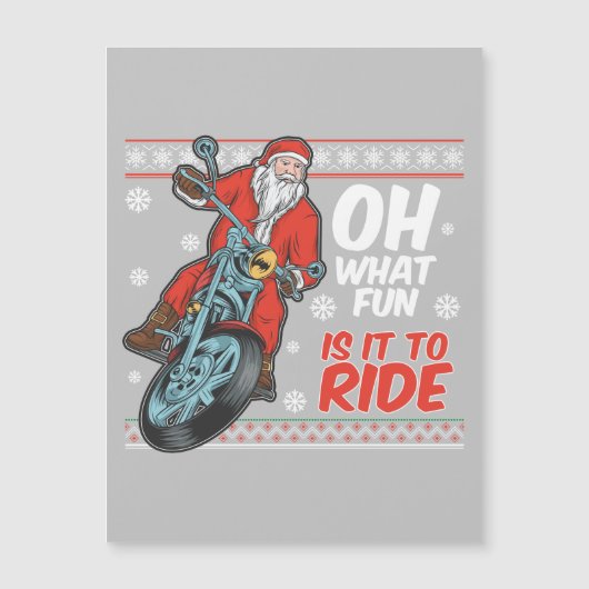 Oh, wat leuk dat het is om de Santa Magnetische Ka (Voorkant)