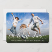 Oh Wat leuk Eenvoudig Script Schattige Lachend Gez Feestdagenkaart (Voorkant)