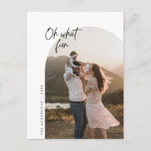 Oh wat leuk, familie foto, Arch Lijst groet