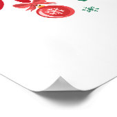 Oh wat leuk - Feestelijke vakantie Poster (Hoek)