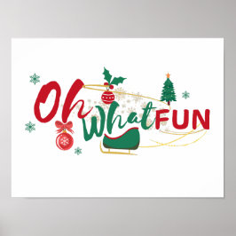 Oh wat leuk - Feestelijke vakantie Poster