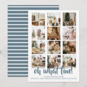 Oh wat leuk Foto Kerst Persoonlijk Feestdagenkaart (Voorkant / Achterkant)