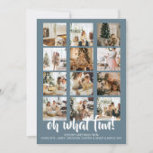 Oh Wat Leuk Foto Kerst Persoonlijke QR Code Feestdagenkaart (Voorkant)