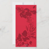 Oh wat leuk helder kerst rood feestdagenkaart (Achterkant)