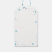 OH WAT LEUK heldere moderne kleurrijke typografie Cadeaulabel (Achterkant)