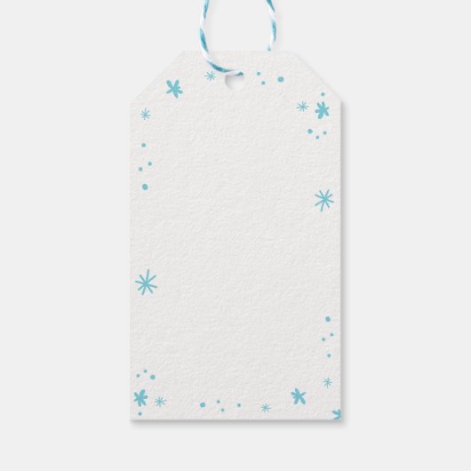 OH WAT LEUK heldere moderne kleurrijke typografie Cadeaulabel (Achterkant)