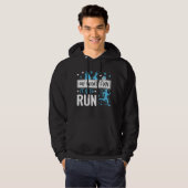 Oh wat leuk is het om Christmas Runner Running uit Hoodie (Voorkant volledig)